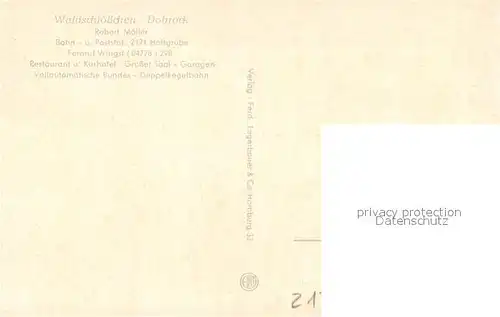 AK / Ansichtskarte Wingst Waldschloesschen Dobrock Steingrab Waldweg Sieben Quellen Wingst