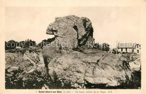 AK / Ansichtskarte Saint Marc sur Mer Un beau rocher de la Plage Saint Marc sur Mer