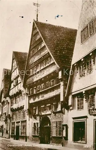 AK / Ansichtskarte Osnabrueck Altes Haus in der Bierstrasse Osnabrueck