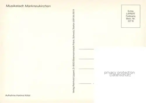 AK / Ansichtskarte Markneukirchen Musikstadt Markneukirchen