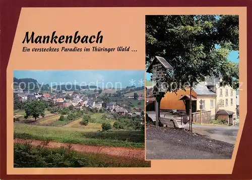 AK / Ansichtskarte Mankenbach_Oberhain Gasthaus zur 1000 jaehrigen Linde Mankenbach Oberhain
