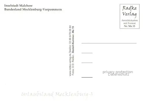 AK / Ansichtskarte Malchow Klosterkirche Hafen Drehbruecke Marina Reha Klinik Malchow