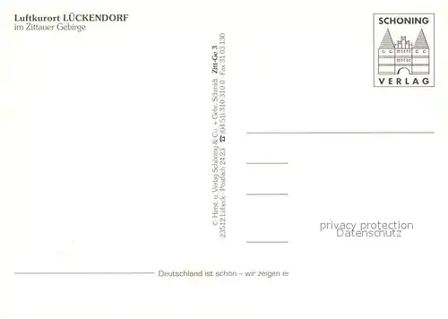 AK / Ansichtskarte Lueckendorf Fachwerk Brunnen Zittauer Gebirge Lueckendorf