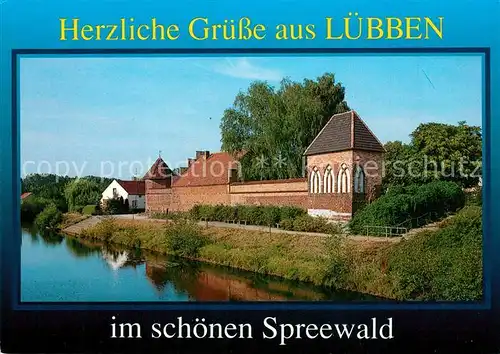 AK / Ansichtskarte Luebben_Spreewald Stadtmauer Luebben Spreewald