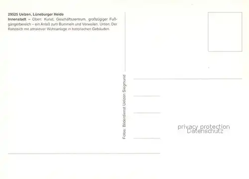 AK / Ansichtskarte Uelzen_Lueneburger_Heide Kunst Brunnen Ratsteich Uelzen_Lueneburger_Heide