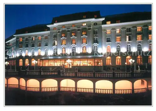 AK / Ansichtskarte Jachymov Radium Palace Nachtaufnahme Jachymov