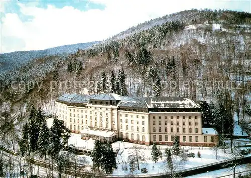 AK / Ansichtskarte Jachymov Lazensky ustav Marie Curie Sklodowske Kurhotel im Winter Jachymov