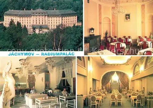 AK / Ansichtskarte Jachymov Radiumpalac Palasthotel Radiumbad Jachymov