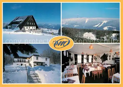 AK / Ansichtskarte Jachymov Horsky Hotel Pension PAM Winterlandschaft Jachymov