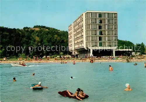 AK / Ansichtskarte Tihany Szallo Hotel Ansicht vom See aus Tihany