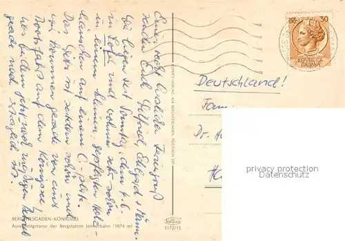 AK / Ansichtskarte Koenigssee Aussichtsterrasse Bergstation Jennerbahn Koenigssee