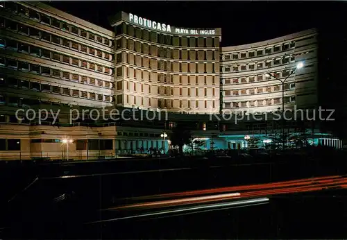 AK / Ansichtskarte Playa_del_Ingles_Gran_Canaria Hotel Protucasa de noche Playa_del