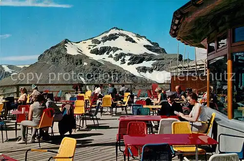 AK / Ansichtskarte Muerren_BE Schilthornbahn Bergrestaurant  Muerren_BE