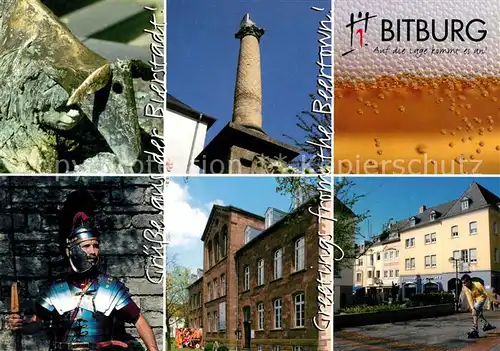 AK / Ansichtskarte Bitburg Ritter Brauereiturm Schafbock Denkmal  Bitburg