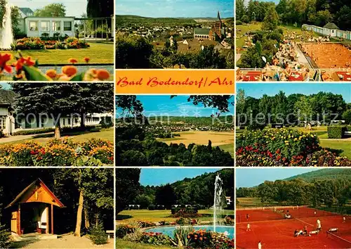 AK / Ansichtskarte Bad_Bodendorf Tennisplatz Park Springbrunnen Panroramen Bad_Bodendorf