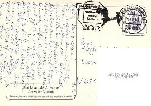 AK / Ansichtskarte Bad_Neuenahr Ahrweiler Ahrweiler Altstadt Bad_Neuenahr Ahrweiler