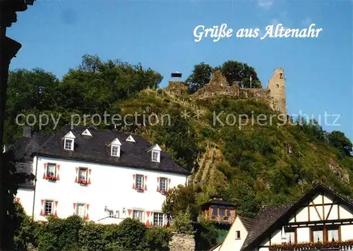 AK / Ansichtskarte Altenahr Burghaus Uprath Burg Are Altenahr
