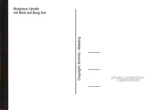 AK / Ansichtskarte Altenahr Burghaus Uprath Burg Are Altenahr