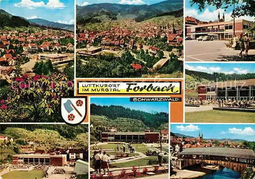 AK / Ansichtskarte Forbach_Baden Panoramen Parkanlagen Forbach_Baden