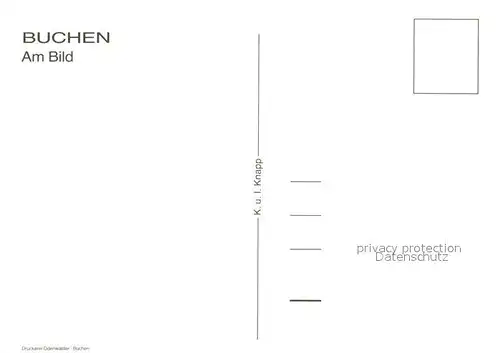 AK / Ansichtskarte Buchen_Baden Denkmal Fachwerkh?user Buchen_Baden