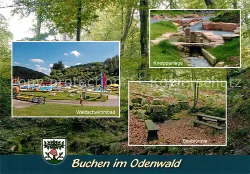 AK / Ansichtskarte Buchen_Baden Waldschwimmbad Kneippanlage Saubr?nnle Buchen_Baden