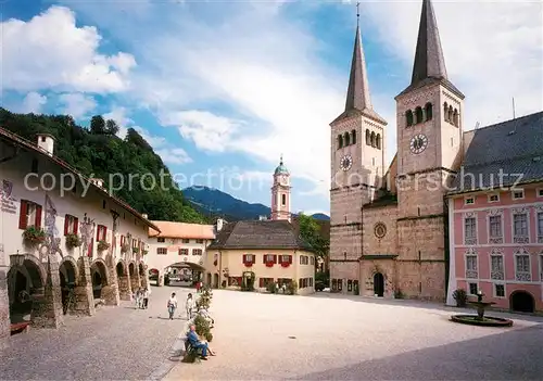 AK / Ansichtskarte Berchtesgaden Schlossplatz Berchtesgaden