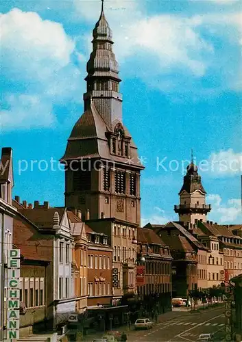 AK / Ansichtskarte Voelklingen Rathaus Kirche Voelklingen