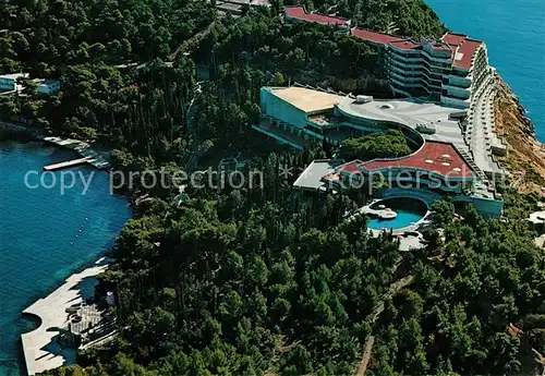 AK / Ansichtskarte Dubrovnik_Ragusa Cavtat Croatia Hotel Fliegeraufnahme Dubrovnik Ragusa