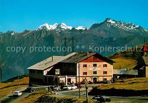 AK / Ansichtskarte Jaufenpass Jaufenhaus gegen Zillertaler Alpen Jaufenpass