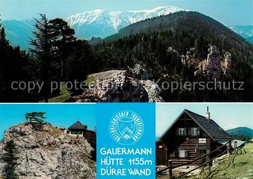 AK / Ansichtskarte Miesenbach_Niederoesterreich Gauermannhuette Miesenbach