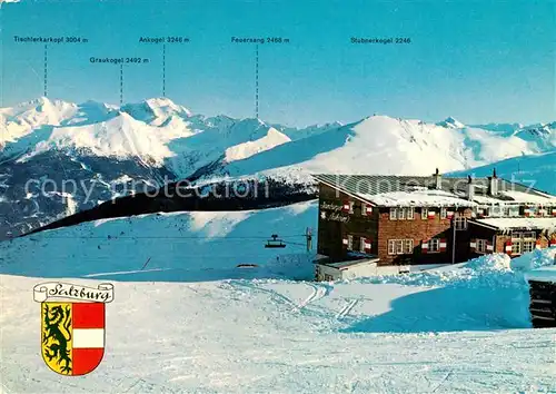 AK / Ansichtskarte Bad_Hofgastein Schlossalm Skiheim gegen Hohe Tauern Bad_Hofgastein