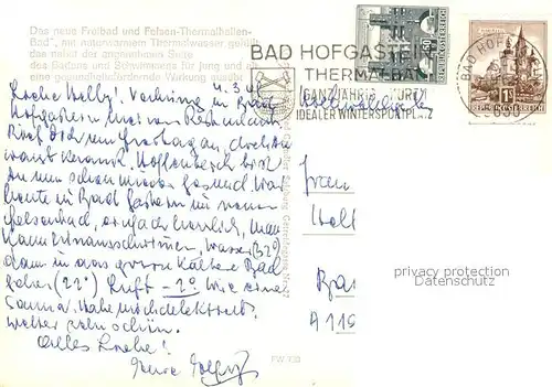 AK / Ansichtskarte Bad_Gastein Felsenbad Bad_Gastein