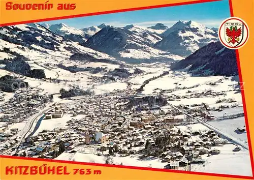 AK / Ansichtskarte Kitzbuehel_Tirol Fliegeraufnahme Kitzbuehel Tirol