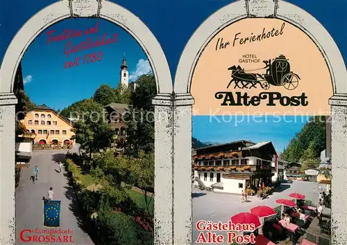 AK / Ansichtskarte Grossarl Hotel Alte Post Grossarl