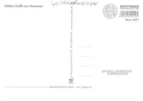 AK / Ansichtskarte Wetterhaeuschen_Wetterstation Hannover Hauptbahnhof Kroepcke Hoftheater Rathaus Beginenturm  Wetterhaeuschen