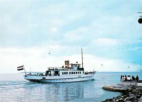 AK / Ansichtskarte Motorschiffe Helka Balatonrol  Motorschiffe