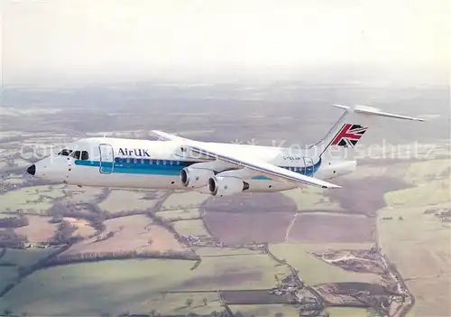 AK / Ansichtskarte Flugzeuge_Zivil Aerospace BAe 146 300 Air UK LTD Flugzeuge Zivil