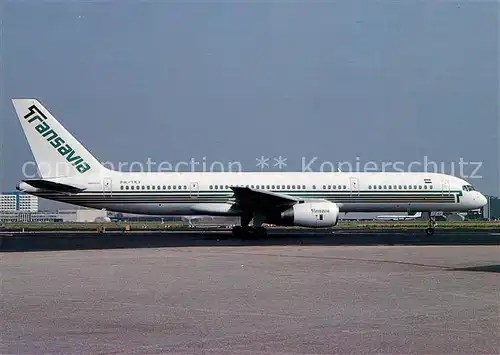 AK / Ansichtskarte Flugzeuge_Zivil Transavia Airlines Boeing 757 236 PH TKY c n 24118 163 Flugzeuge Zivil