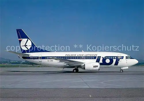 AK / Ansichtskarte Flugzeuge_Zivil LOT Boeing 737 59D SE DNI c n 26419 2186 Flugzeuge Zivil