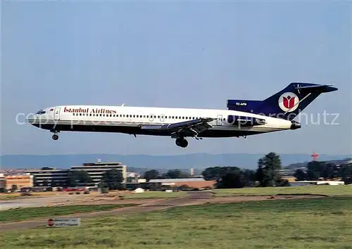 AK / Ansichtskarte Flugzeuge_Zivil Istanbul Airlines Boeing 727 230 TC AFN c n 21619 1407 Flugzeuge Zivil