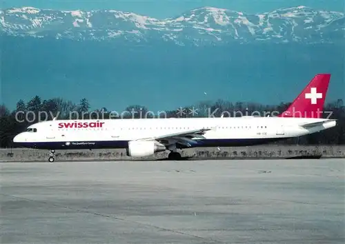 AK / Ansichtskarte Swissair A321 111 HB IOE cn 535 Swissair