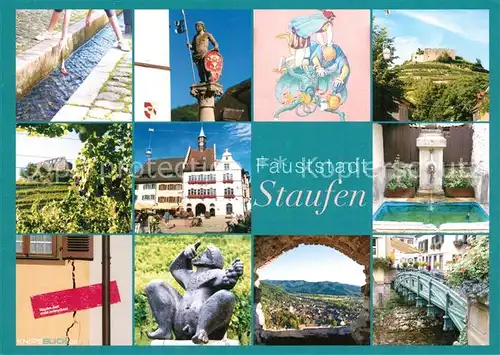 AK / Ansichtskarte Staufen_Breisgau Burgruine  Staufen Breisgau