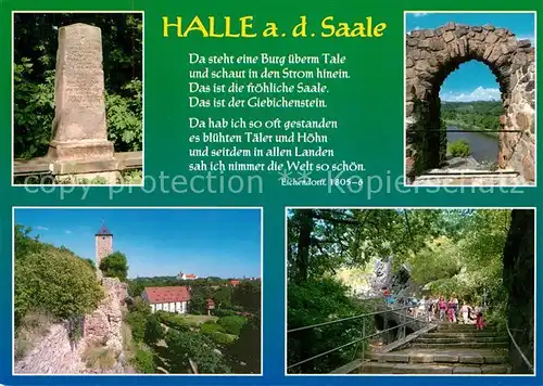 AK / Ansichtskarte Halle_Saale Burg Halle_Saale