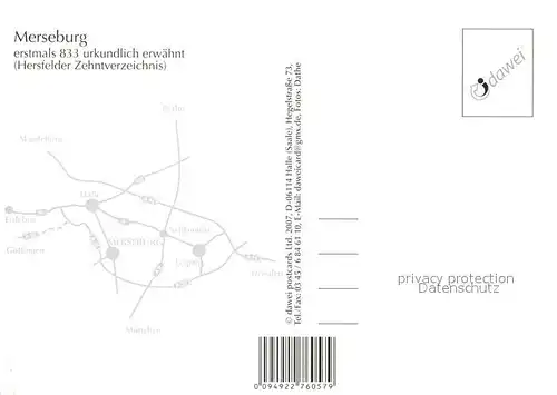 AK / Ansichtskarte Merseburg_Saale Raben Sage Merseburg_Saale