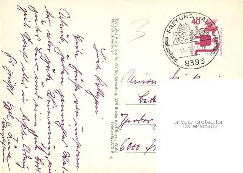 AK / Ansichtskarte Freyung  Freyung