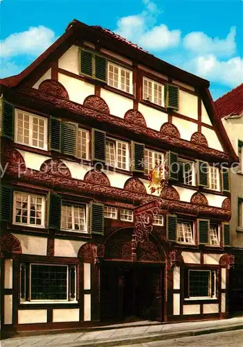 AK / Ansichtskarte Lippstadt Goldener Hahn Lippstadt