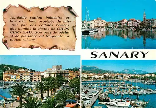 AK / Ansichtskarte Sanary sur Mer Hafen Gros Cerveau Sanary sur Mer