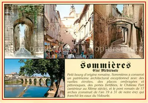 AK / Ansichtskarte Sommieres Porte Narbonne Rue Max Dormoy  Sommieres