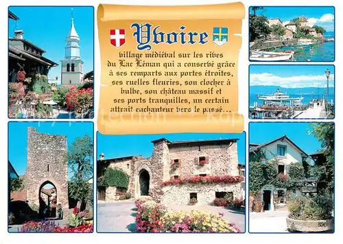 AK / Ansichtskarte Yvoire Clocher chateau port  Yvoire