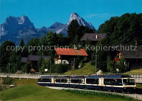 AK / Ansichtskarte Les_Mosses MOB Panoramazug Gummfluh Rueblihorn Alpen Les_Mosses